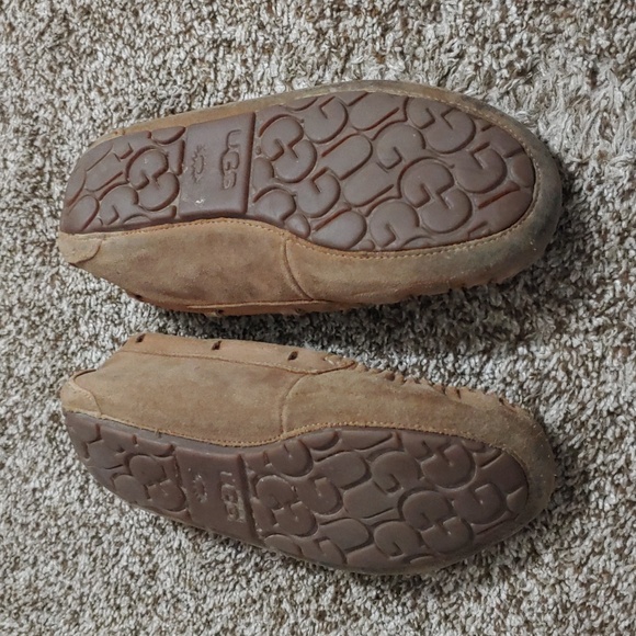 UGG Moccassins Fur Slip On Shoes Women's Size 8 - Picture 5 of 5